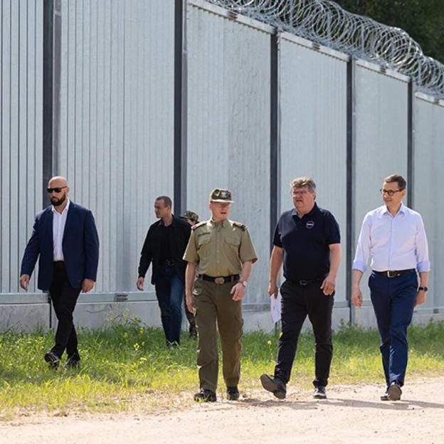 Zakończenie budowy fizycznej części zapory na granicy polsko-białoruskiej – wydarzenie z udziałem kierownictwa MSWiA