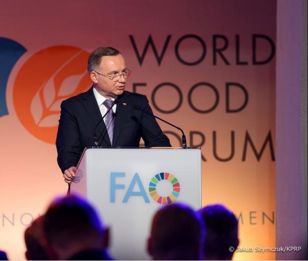 [VIDEO] Rzym. World Food Forum z udziałem Prezydenta RP